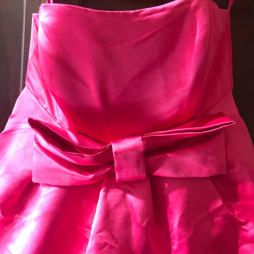 Betsy Johnson hot pink mini dress